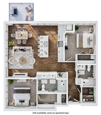 The Winn | Two-Bedroom Two-Bathroom – photo 1