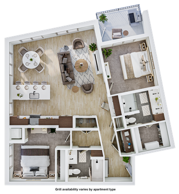 The Winn | Two-Bedroom Two-Bathroom – photo 1