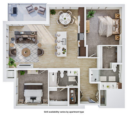 The Winn | Two-Bedroom Two-Bathroom – photo 1