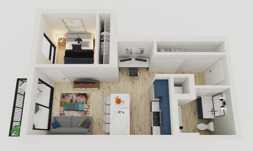Brand New, Large 1 Bedroom Apartment with Balcony at Nico – photo 1