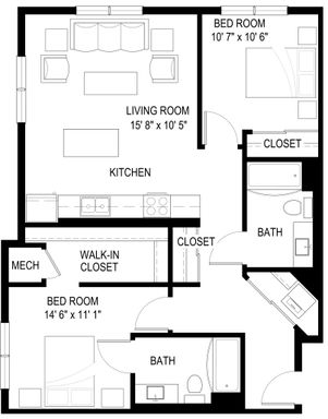 Beautiful Two Bedroom Home – photo 1