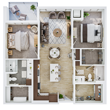 The Winn | Two-Bedroom Two-Bathroom – photo 1