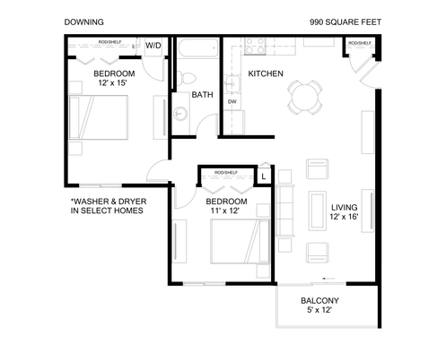 Downing - Two Bedroom Fully Remodeled Home – photo 1