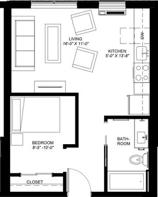 Brand New - One Bedroom Apartment – photo 1
