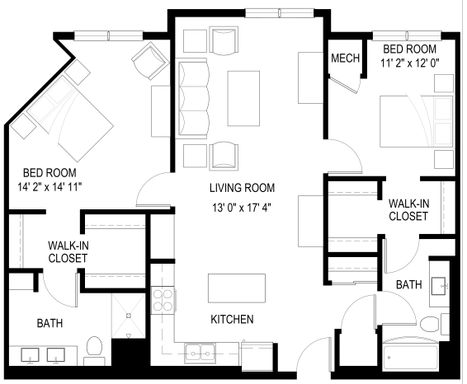 Spacious Two Bedroom Home – photo 1