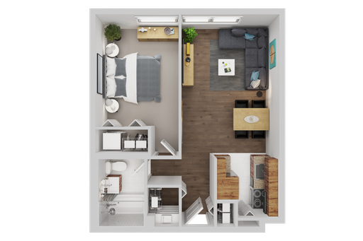 Poplar - One Bedroom Home – photo 1