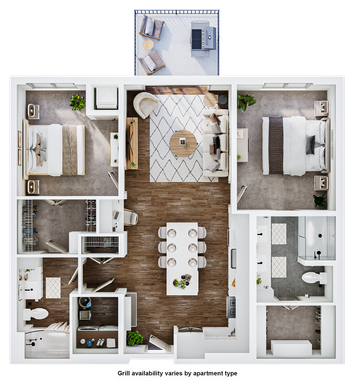 The Winn | Two-Bedroom Two-Bathroom – photo 1