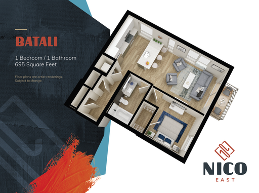 Batali - Large One Bedroom Home with Balcony – photo 1