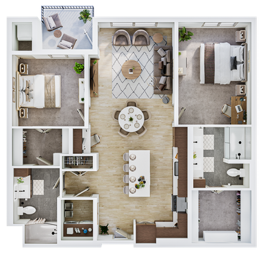 The Winn | Two-Bedroom Two-Bathroom – photo 1