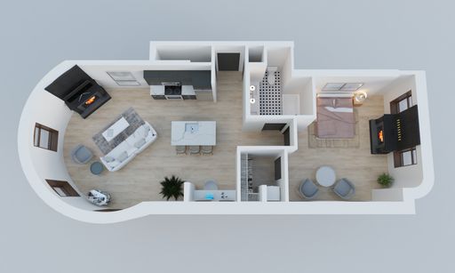 Bradstreet - One Bedroom Penthouse Home – photo 1