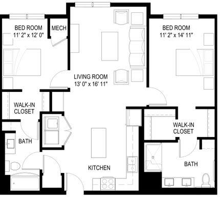 Beautiful Two Bedroom Home – photo 1