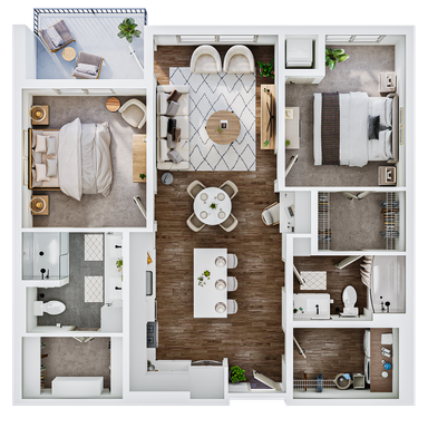 The Winn | Two-Bedroom Two-Bathroom – photo 1