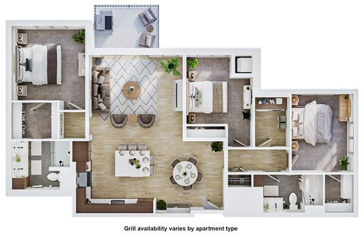 The Winn | Three-Bedroom Two-Bathroom – photo 1