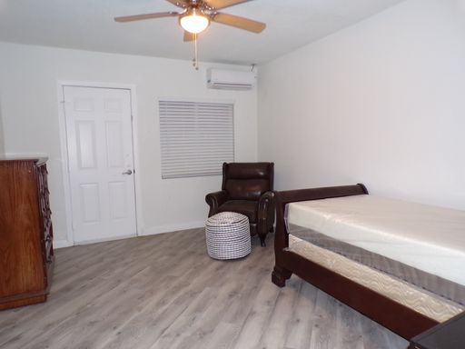 Private room. Shares a bathroom with one other room for $700 per month.