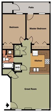 Lower 2 Bedroom with Hardwood Floors – photo 1