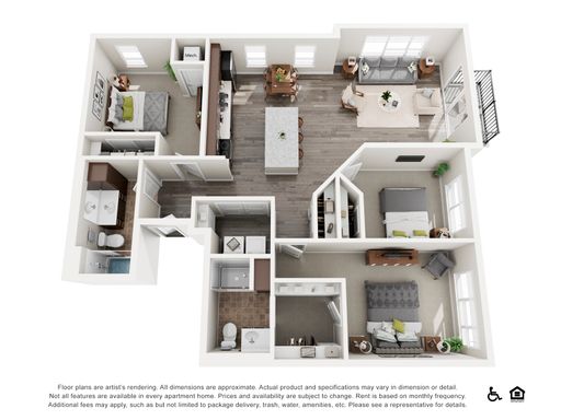 The Grain Belt Apartments | Now Leasing | Heileman Floor Plan – photo 1