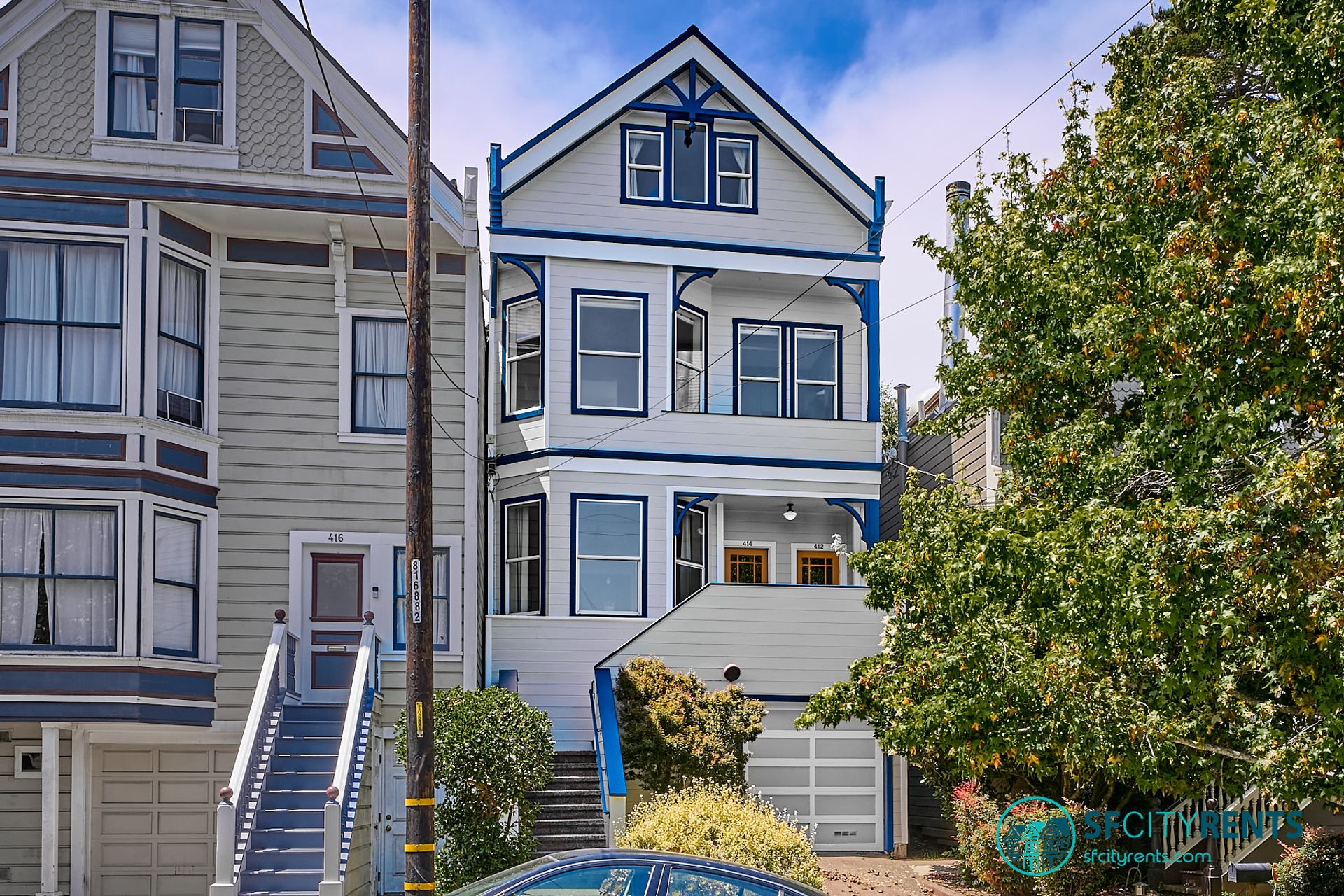 San Francisco Apartment: 412 Hoffman Ave. #2