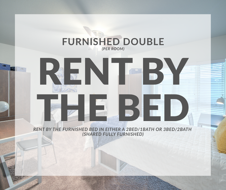 Only a FEW Remaining! 2026-2027 Availability! Rent by The Bed (BTB) @ The Den! Shared Fully Furnished Immaculate Apartment! Roommate Matching! – photo 1