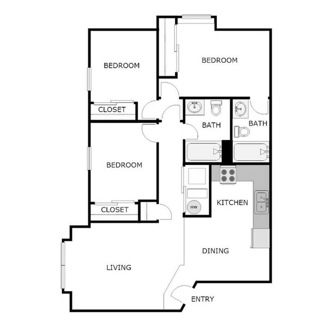 De Soto Apartment: 9680 Lexington Ave