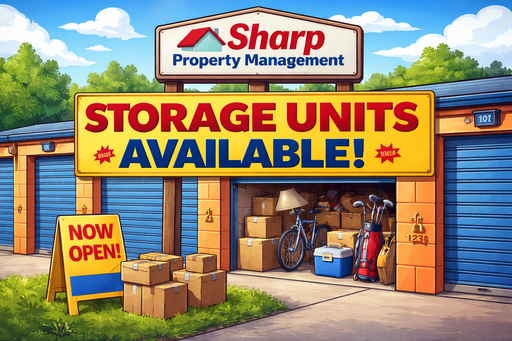 Storage units available