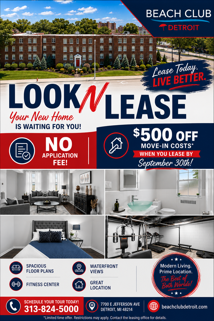Detroit Apartment: 7700 E. Jefferson