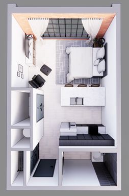 Third floor studio unit – photo 1