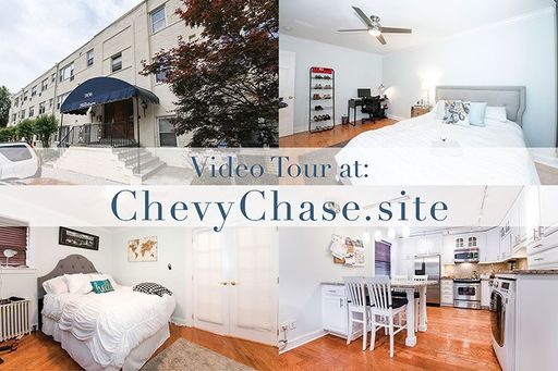 Fully Renovated Amazingly Beautiful 2BR/1FB Condo in Chevy Chase-Gourmet Kitchen-Hardwood. Prime Location.