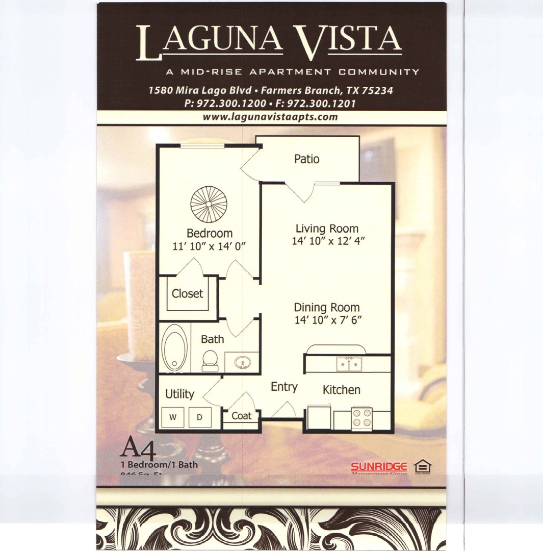 Farmers Branch Apartment: 1580 Mira Lago Boulevard