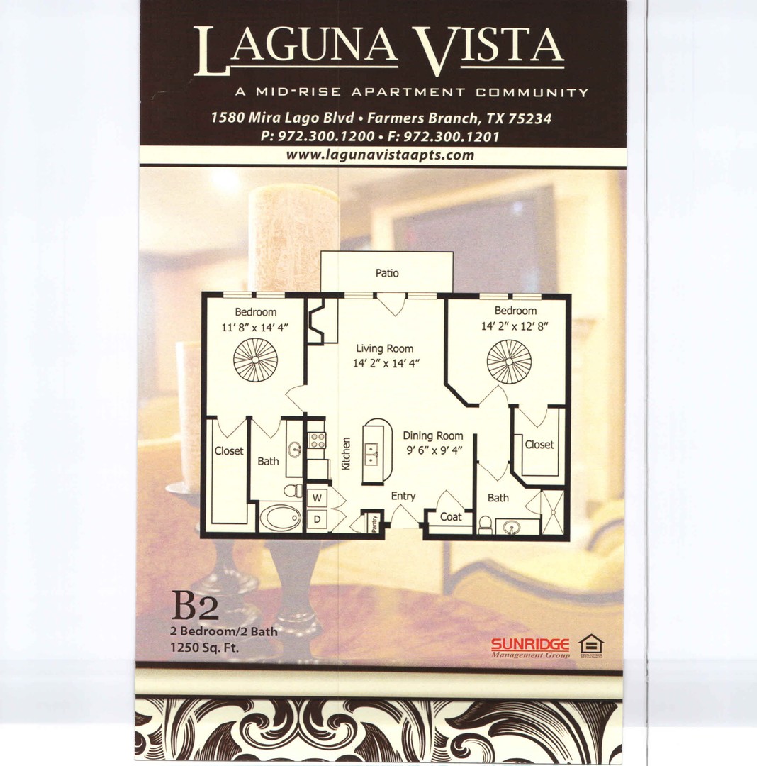 Farmers Branch Apartment: 1580 Mira Lago Boulevard