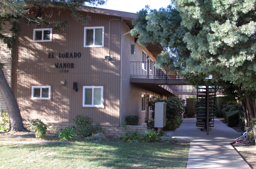 1 BD 1 BA Upstairs Unit at the El Dorado Manor Apartments COMING SOON!