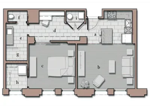 Executive Series 06 1B/1B 745sf North Facing – photo 1