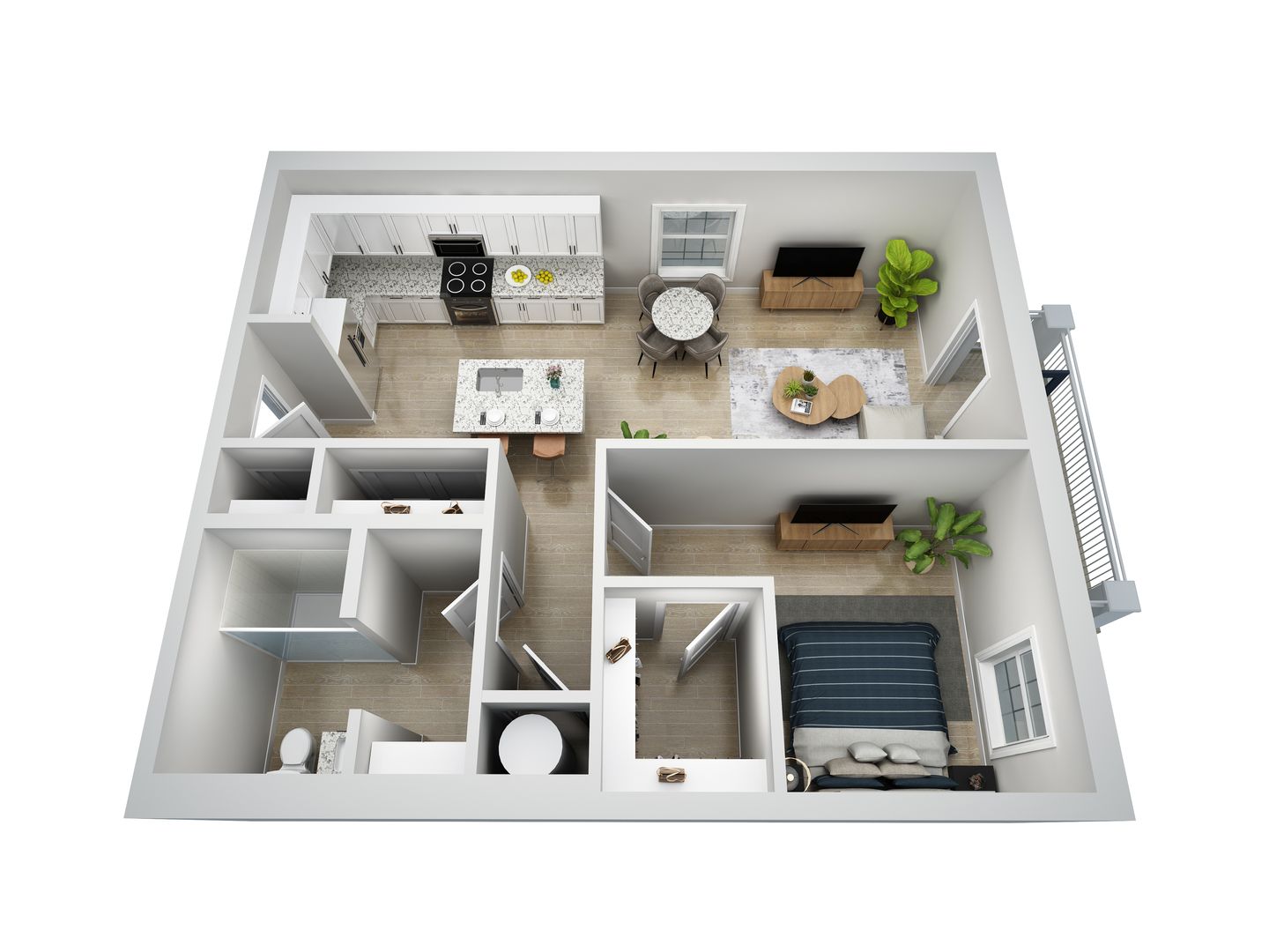 Bermuda Run Apartment: 105 Ariston Way