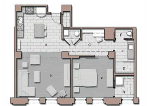Executive Series 05 1b/1b 870sf North Facing – photo 1