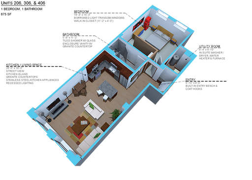 Spacious 1 Bedroom E. 12th St. View – photo 1