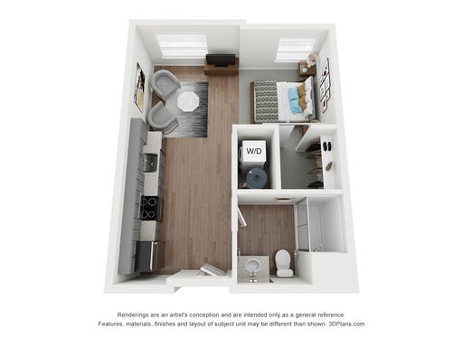 Studio- Spacious Open Floor Plan – photo 1