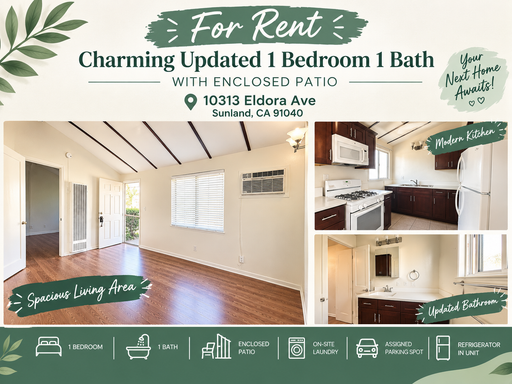 Charming Updated 1 bedroom 1 bath with enclosed patio – photo 1