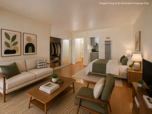 Spacious Renovated Studio Apartment with Modern Kitchen – photo 1
