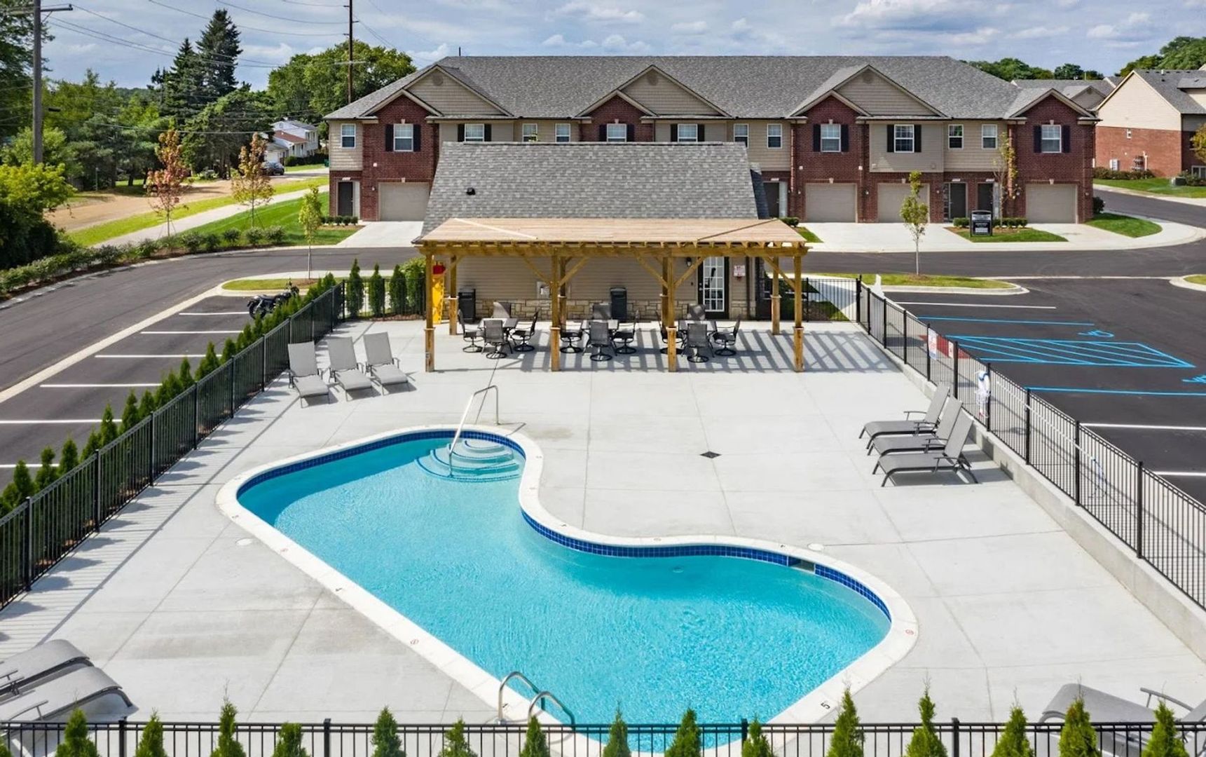 Pool at Baldwin Square Townhomes