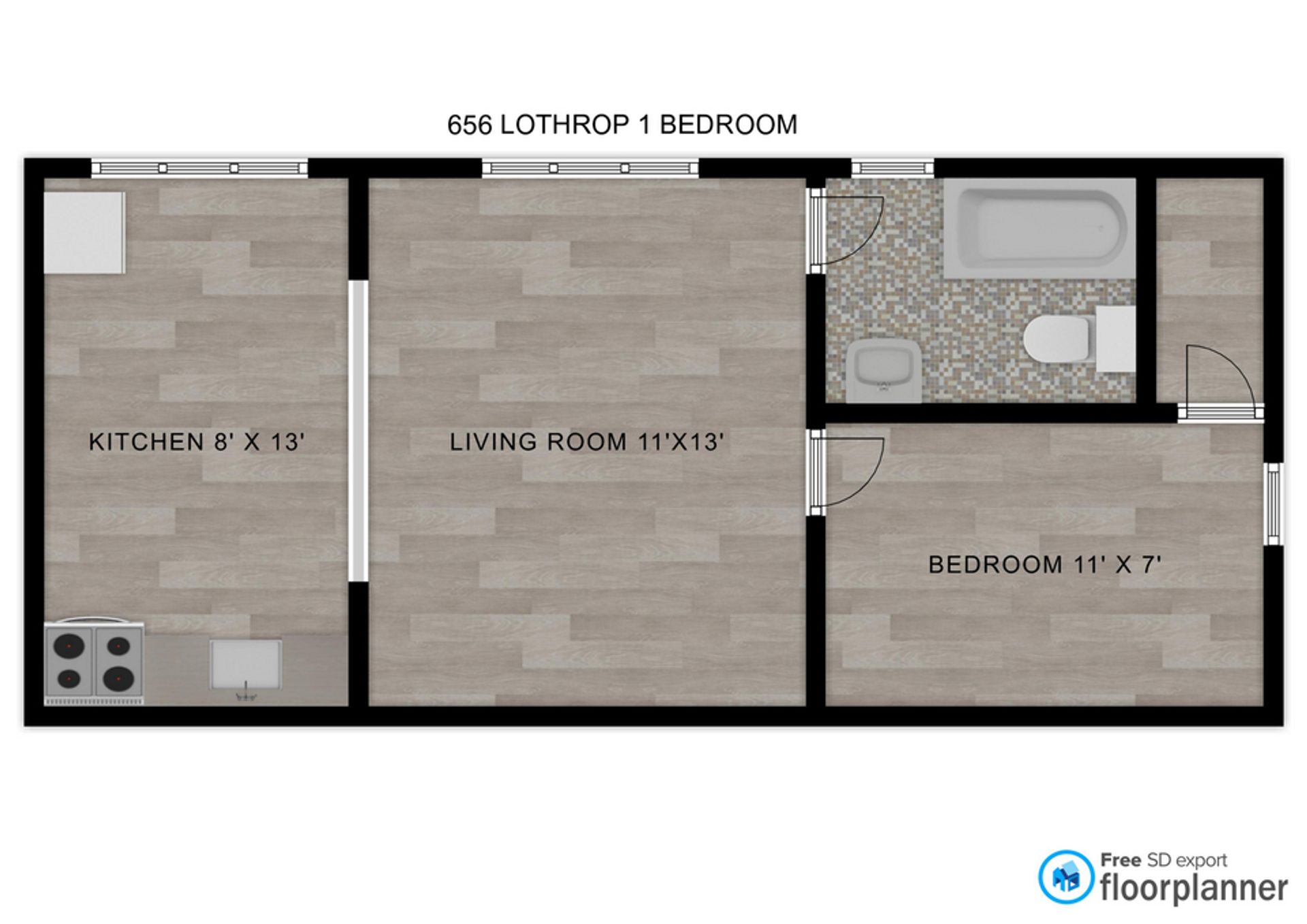 Detroit Apartment: 656 Lothrop