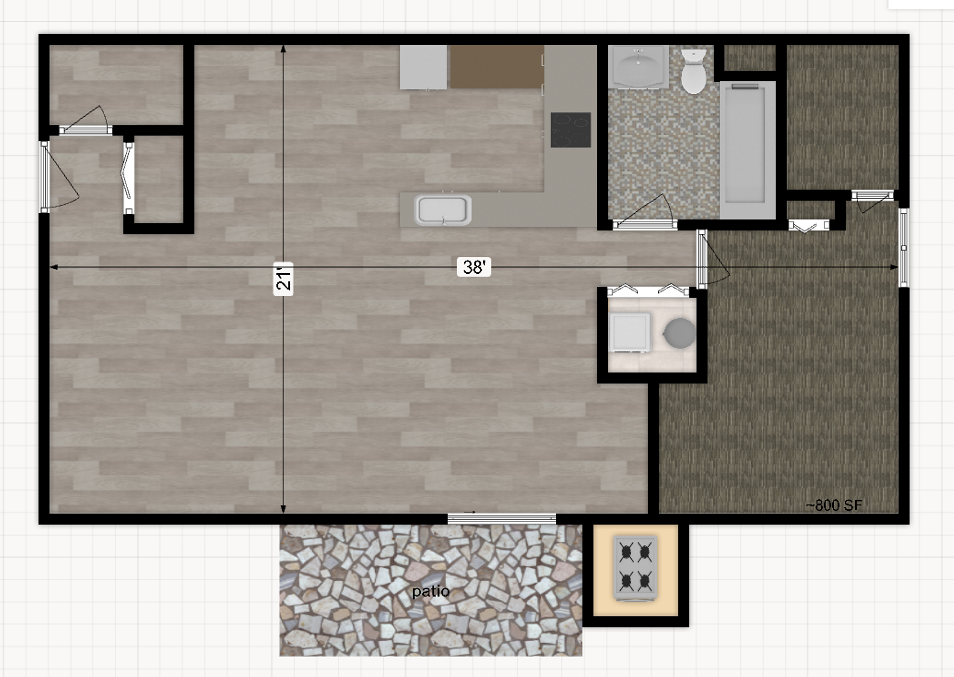 Madison Heights Apartment: 370 E 13 Mile Rd.