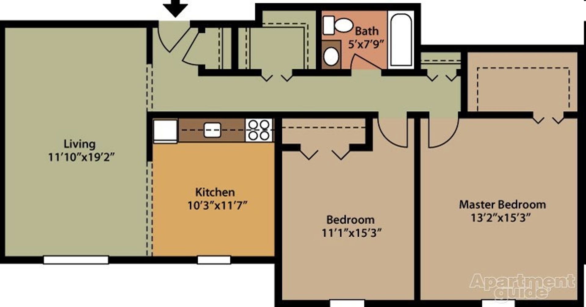 Levittown Apartment: 7200 Marion Ave