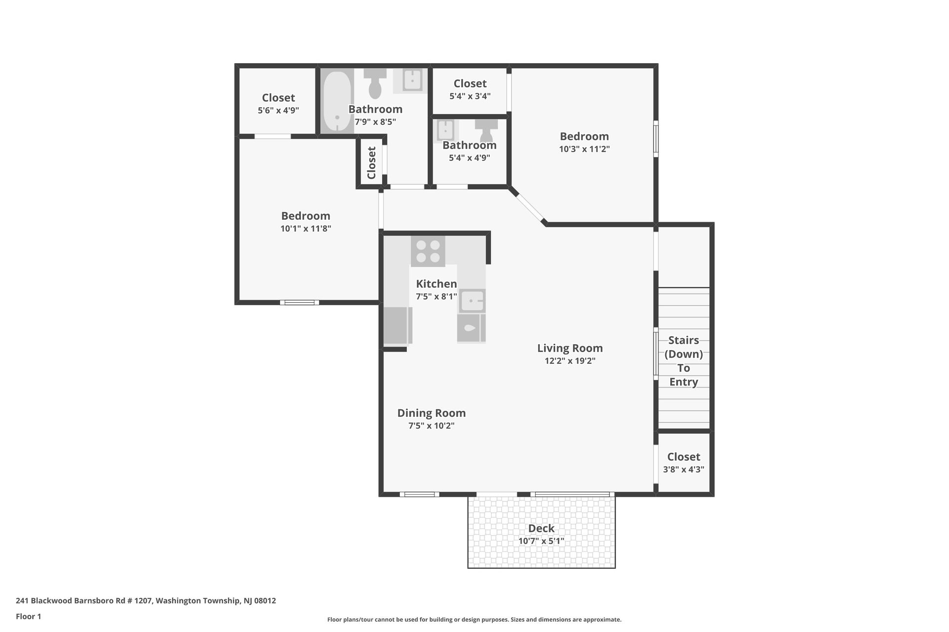 Turnersville Apartment: 241 Blackwood Barnsboro Rd