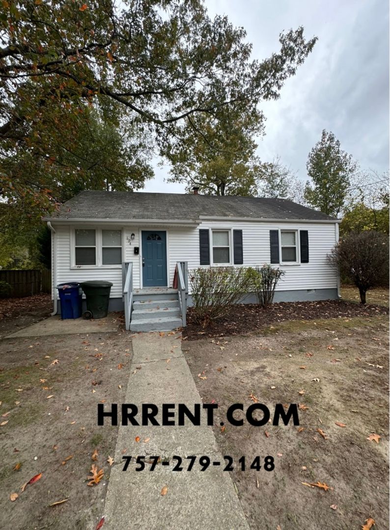 Coming soon….Amazing 3 Bedroom 1 Bathroom Single Family Home located in Newport News, VA!