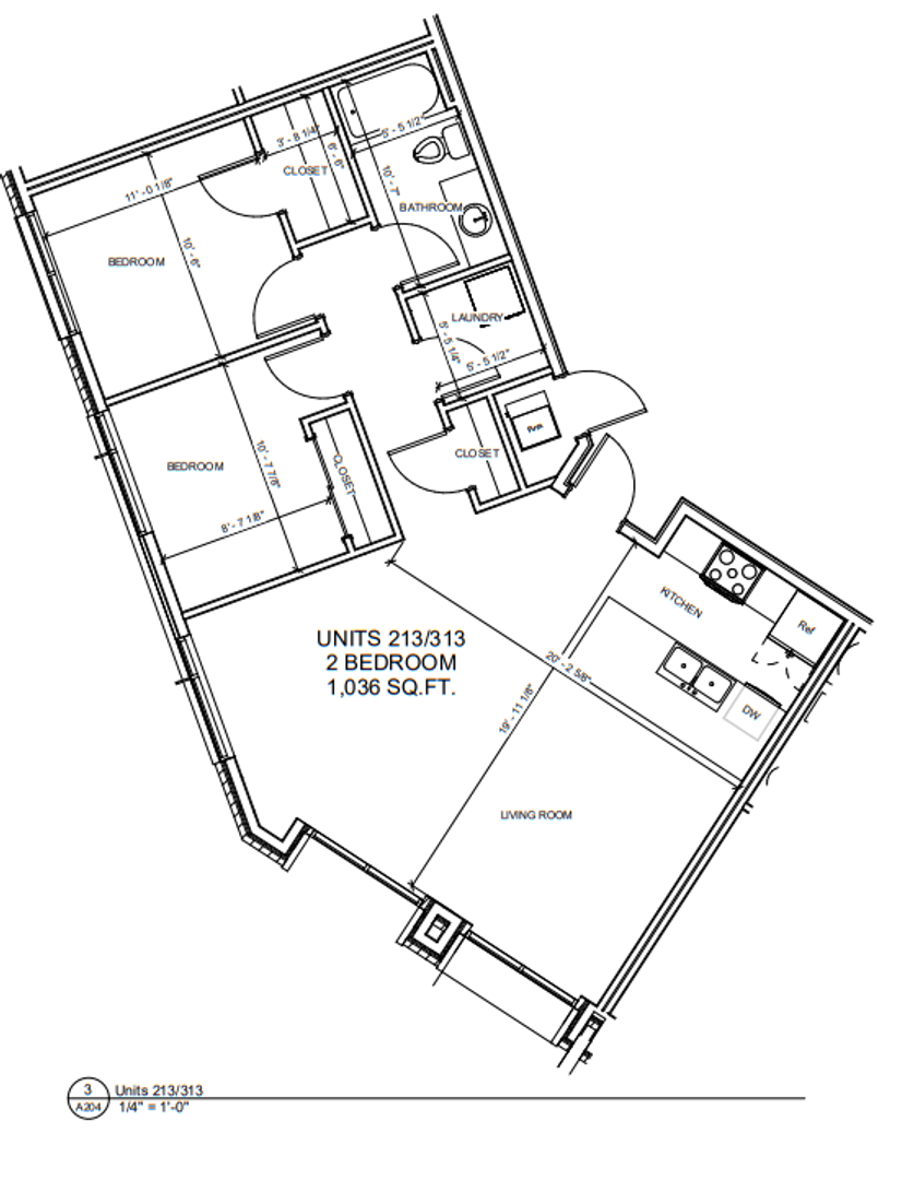 Menasha Apartment: 1 Main Street