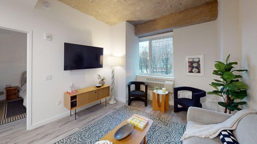 Modern J-Line 1-Bedroom at The Mercer | In-Unit Laundry, Gym & Coworking | Downtown Newark – photo 1