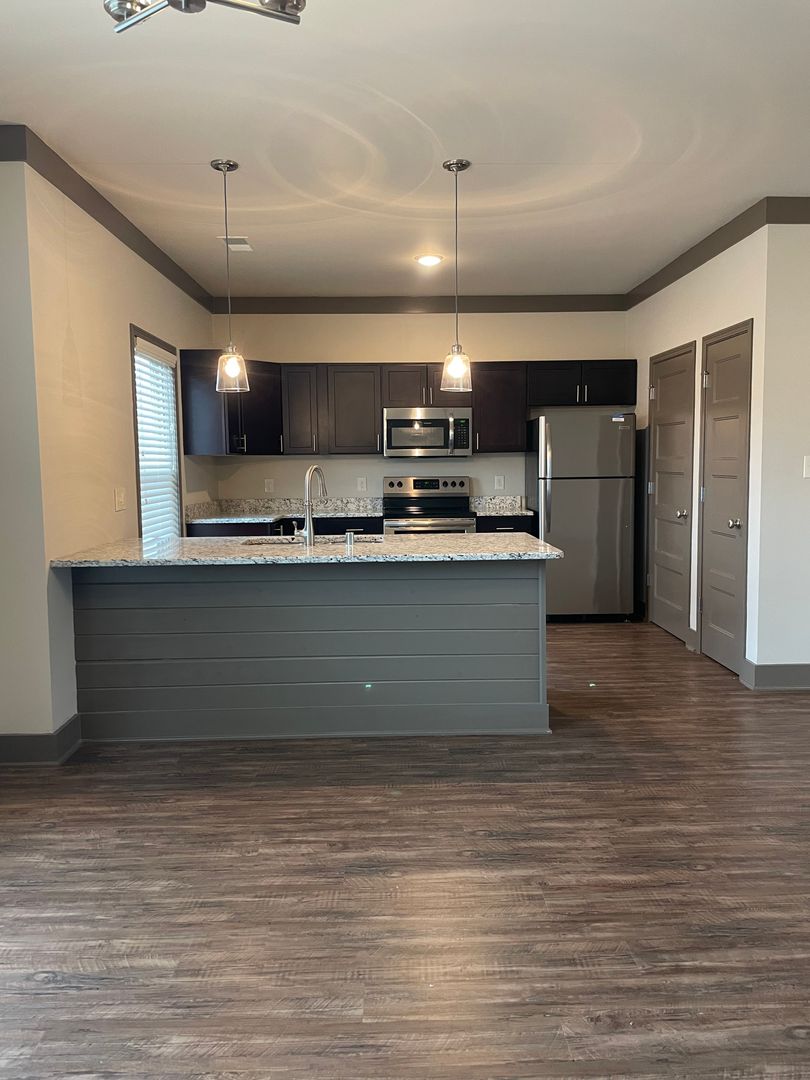 SecondFloor Open Concept Premium Flat Stainless Steel Kitchen