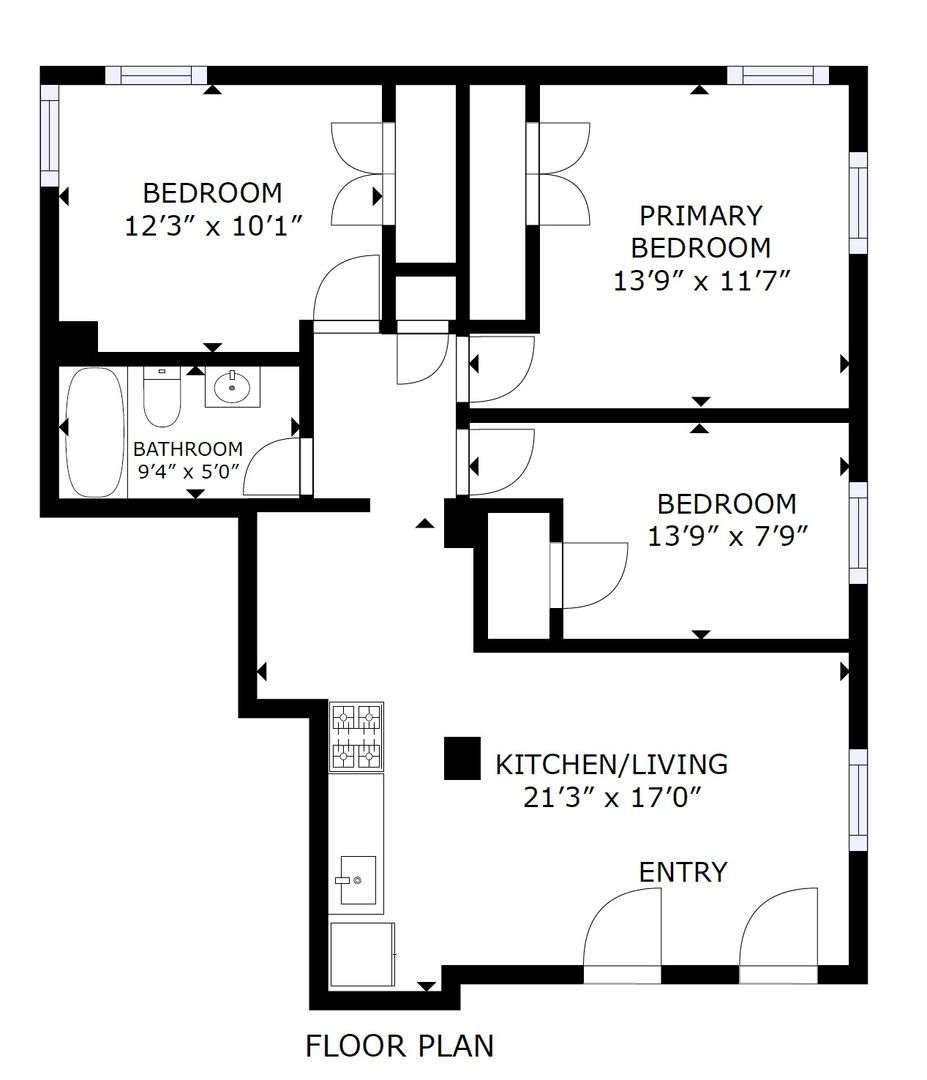 Renovated 3BR in Pittsfield — Heat & Hot Water Included