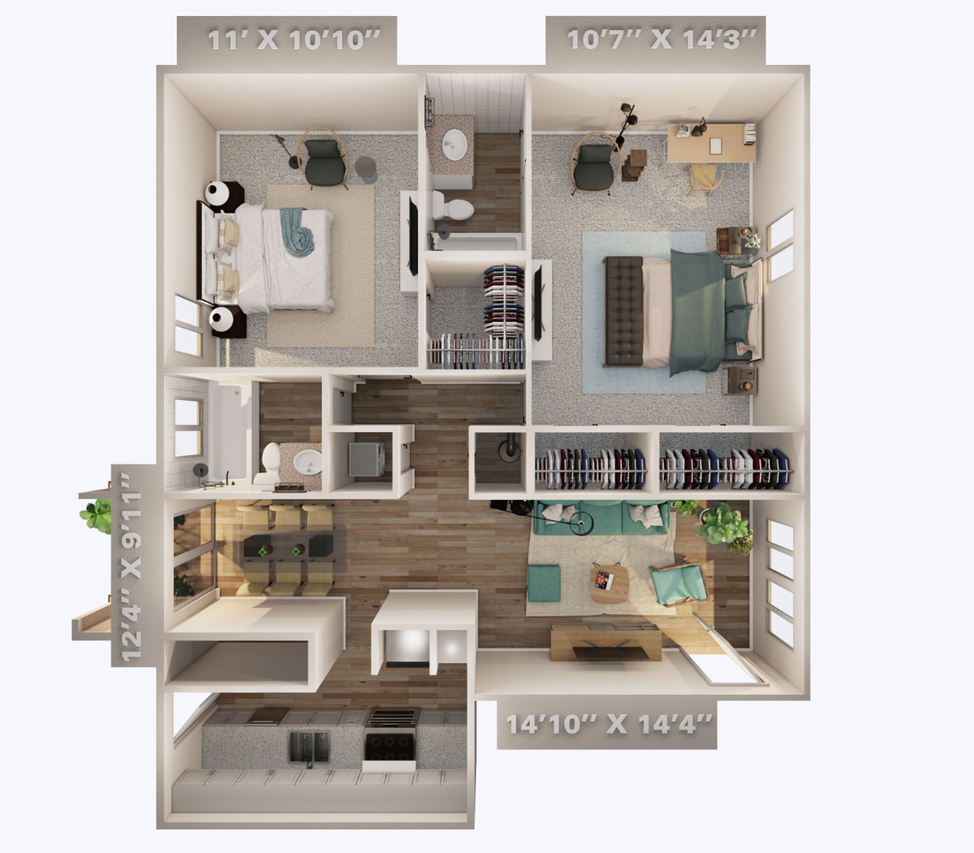 Augusta Apartment: 1700 Valley Park Ct