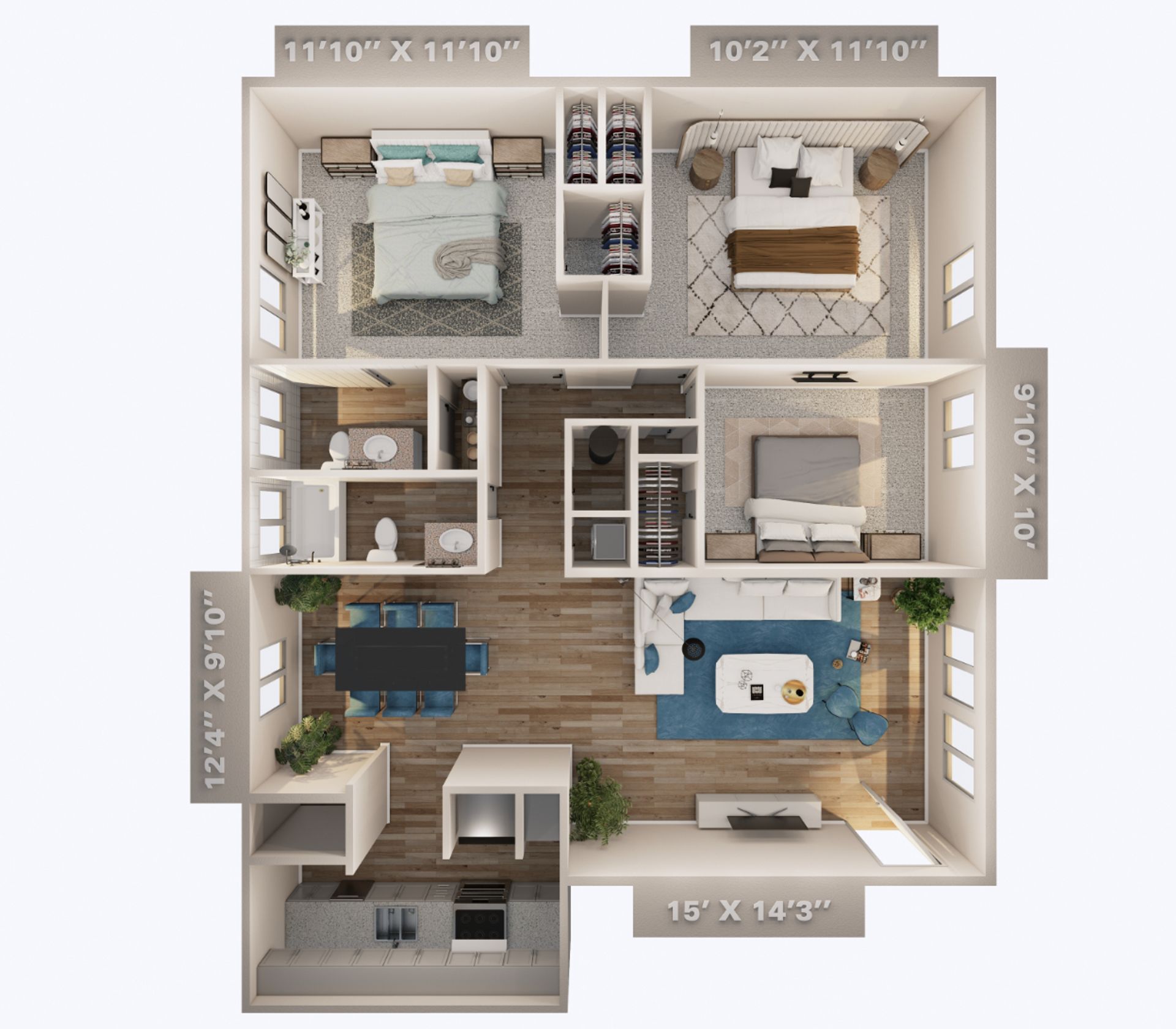 Augusta Apartment: 1700 Valley Park Ct