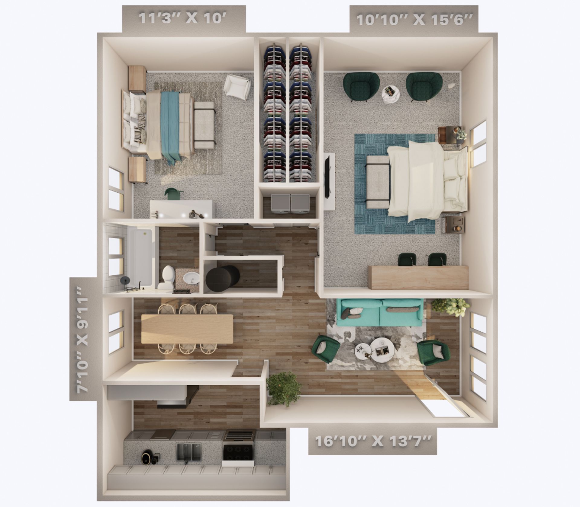Augusta Apartment: 1700 Valley Park Ct